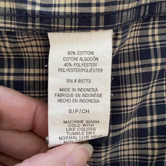 O’NEILL Blue Plaid Button Down Collared Shirt Men S Small Classic Fit - Picture 5 of 7
